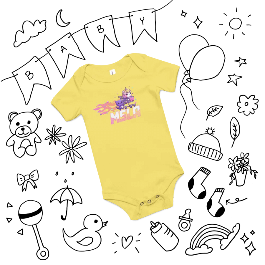 MSLA Sparkles Amigos - Baby Short Sleeve One Piece product image (84)