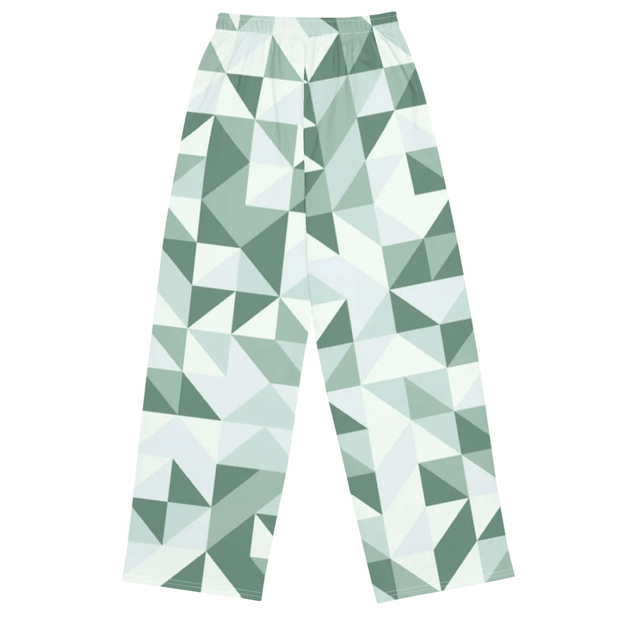 BUIII Dynamic Geometry: Mint Oasis Wide-Leg Pants product image (11)