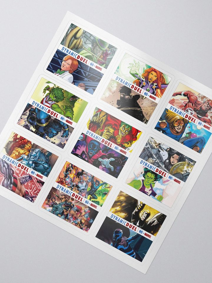 Dynamic Duel Episode Cover Stickers - Series 8 product image (2)