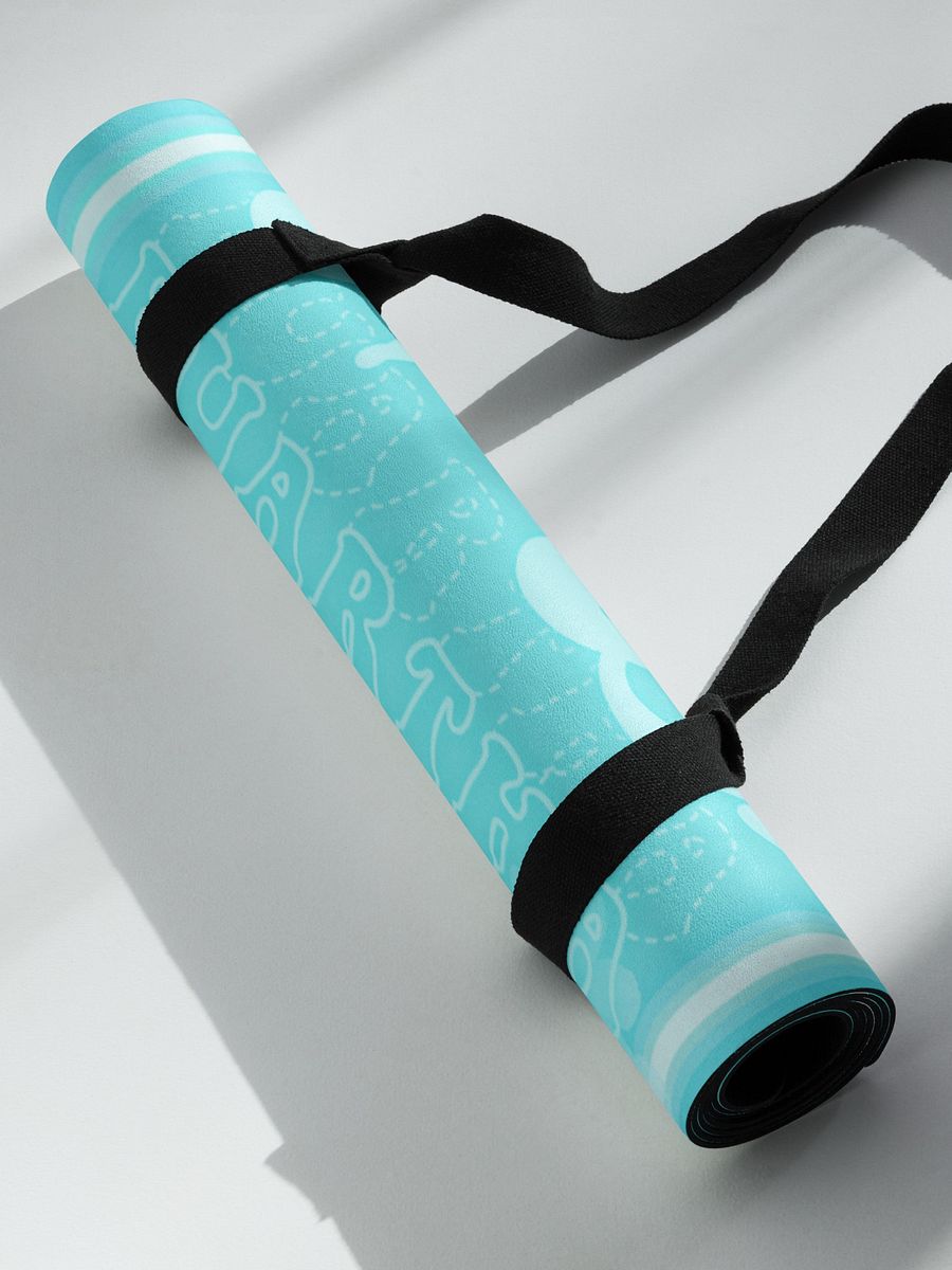 Ná bí buartha - Irish Language Yoga Mat in Peppermint 🧘🏻‍♀️ product image (5)