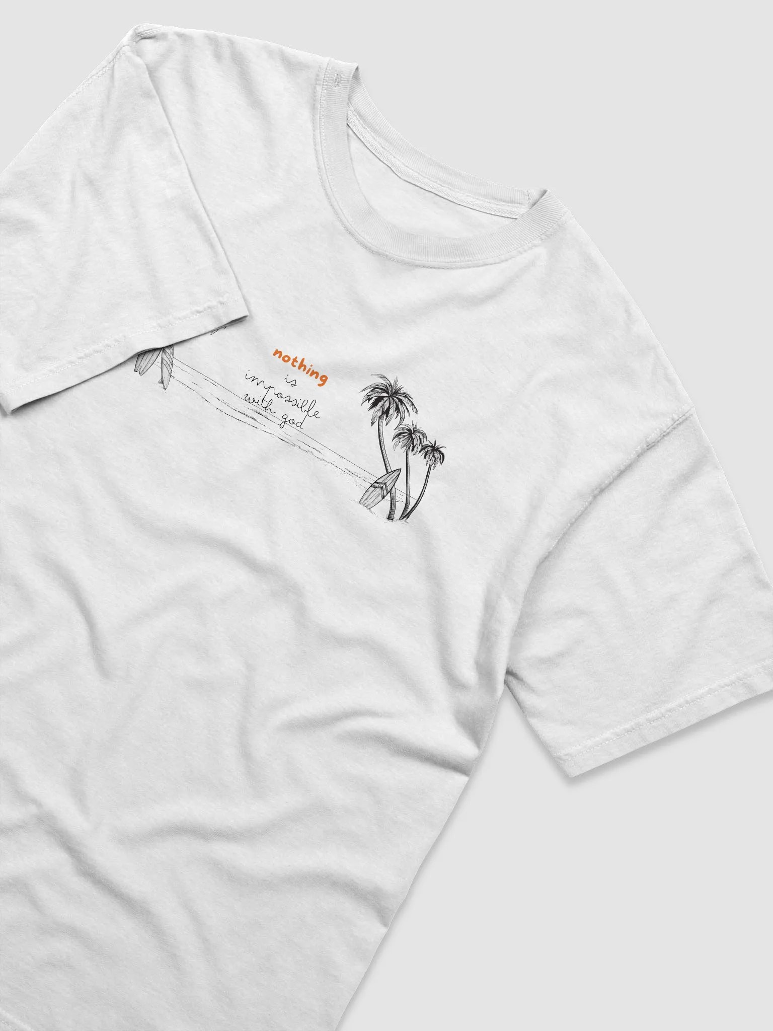 "Nothing Is Impossible" Palm Tee product image (3)