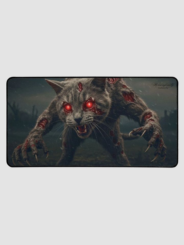 Zombie Cat 01 Desk Mat product image (1)