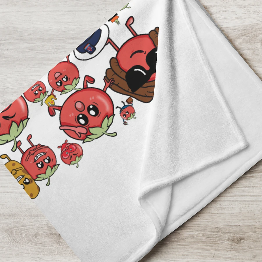 Tomato CONJUCTION Blanket| Space Tomato Gaming Throw Blanket product image (5)