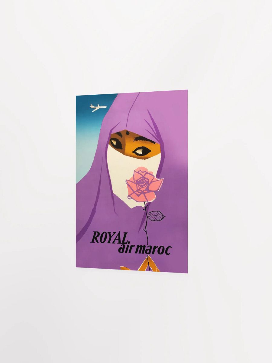 Morocco, Air Maroc, 1958 — retro travel poster, vintage travel print product image (8)