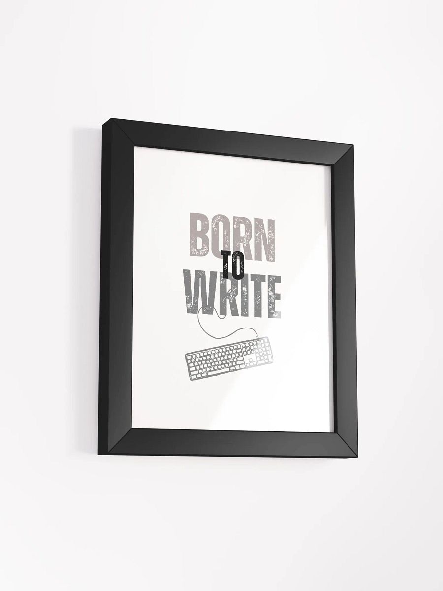 Born to Write Framed Poster product image (48)