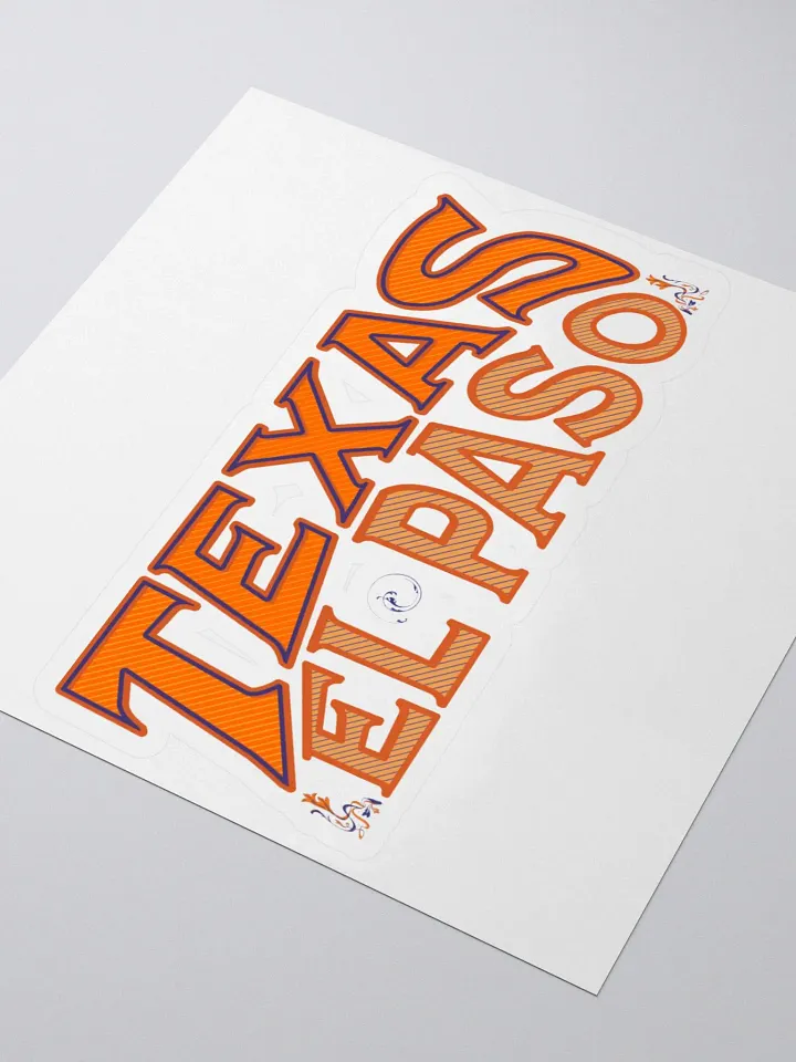 Bold Texas El Paso Sticker product image (2)