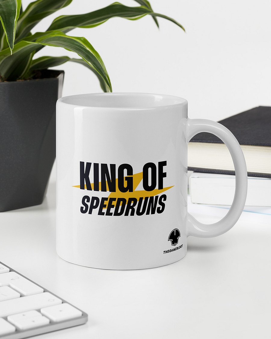King of Speedruns - White Glossy Mug. Double Side product image (7)