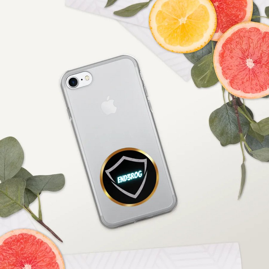 Glowing Shield Logo Clear iPhone Case product image (338)