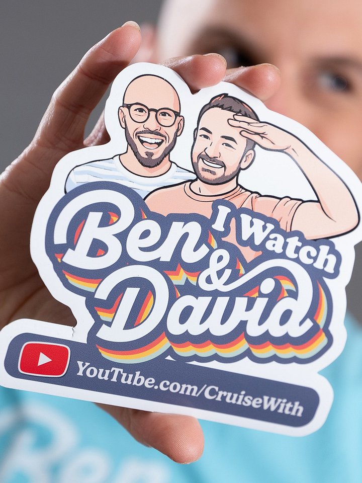 Cruise with Ben and David Logo Magnet product image (2)