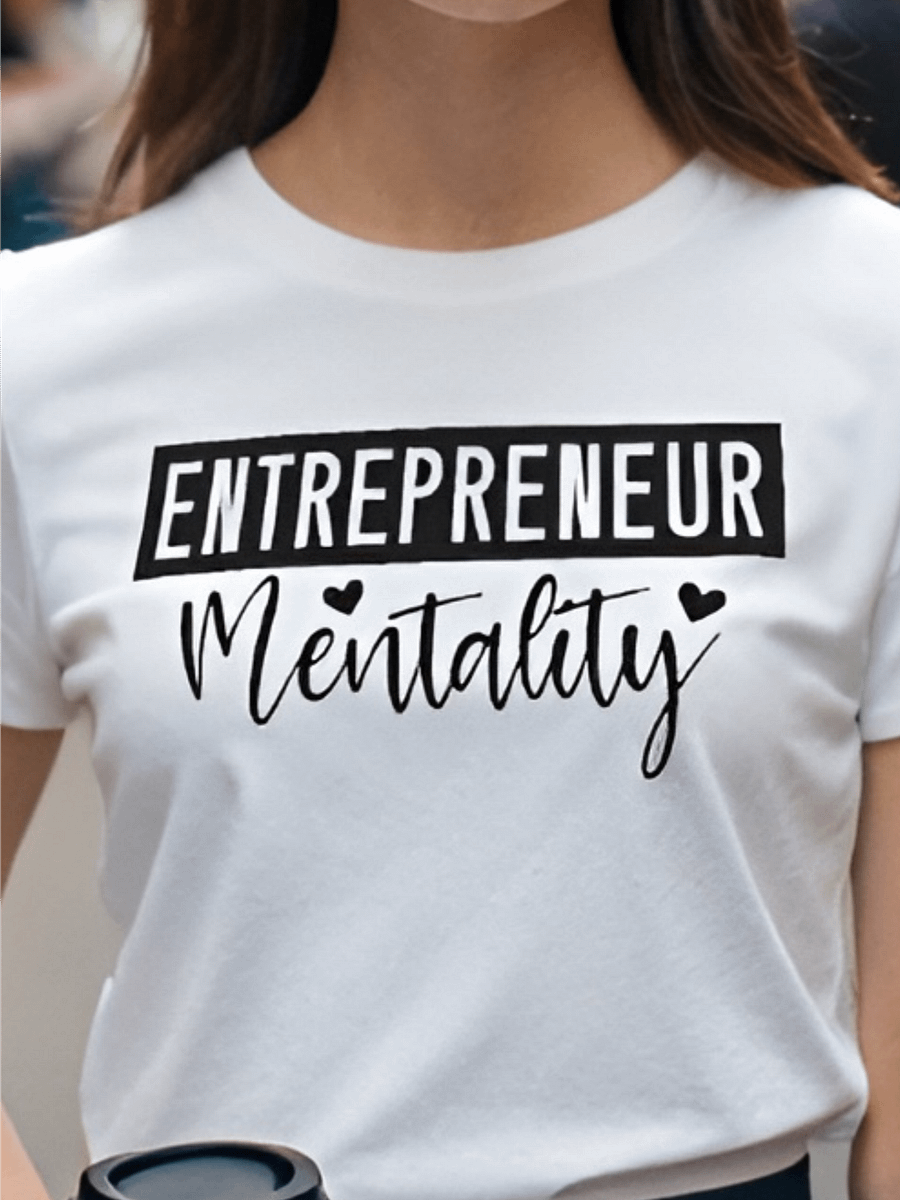Entrepreneur Mentality - Women's White T-Shirt product image (1)