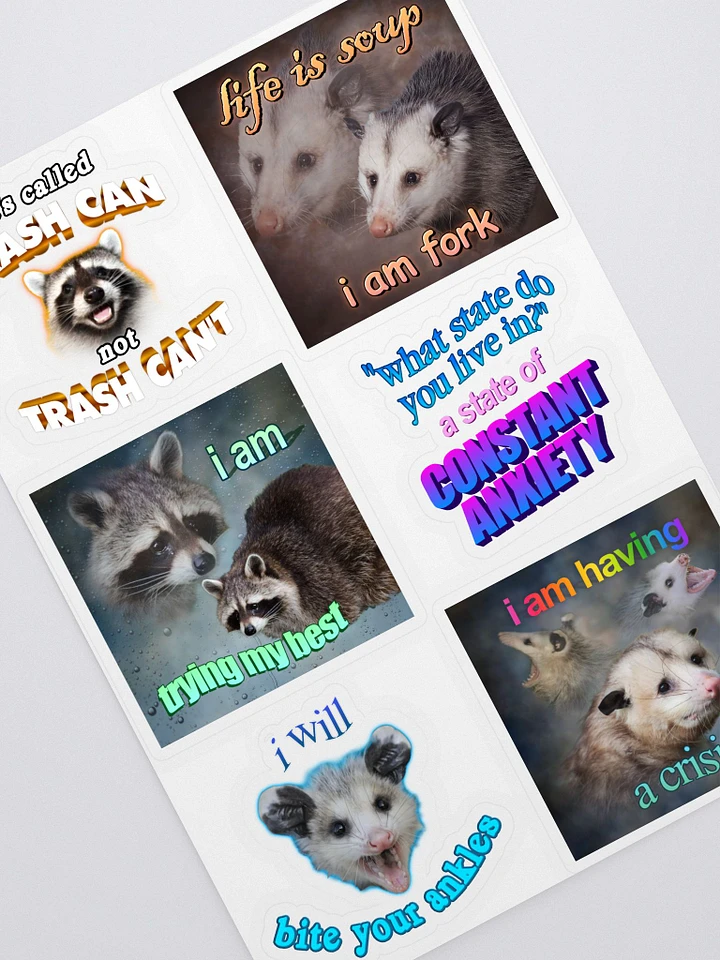 Trash Animals Sticker Sheet product image (2)