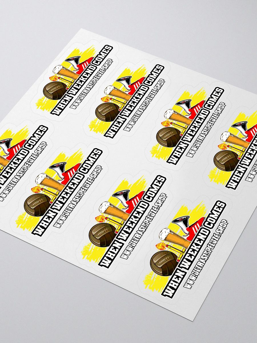 Pachet 8 Stickere When Weekend Comes product image (3)