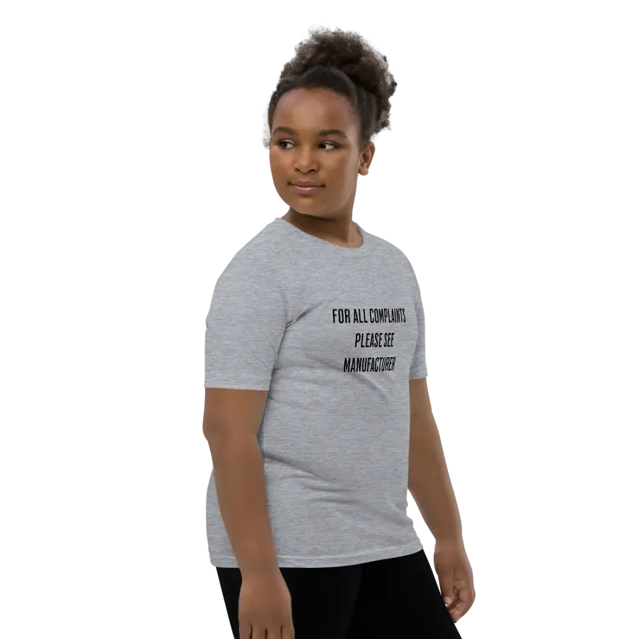 For All Complaints Please See Manufacturer - Youth T-Shirt product image (85)