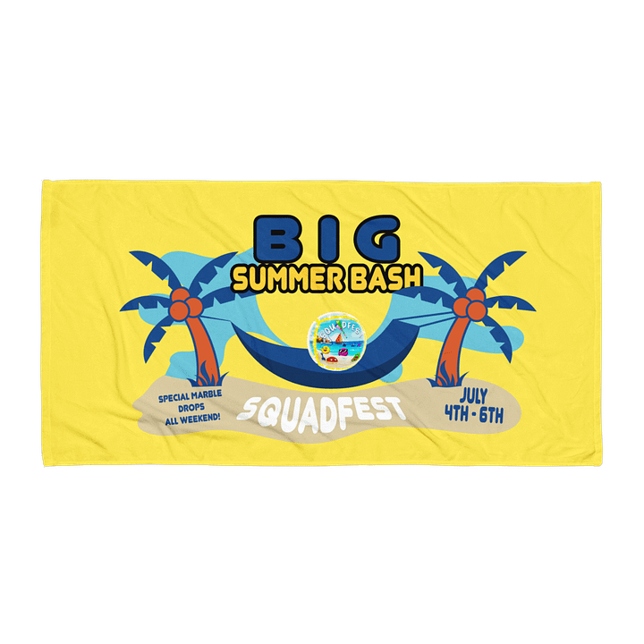 SQUAD FEST BIG SUMMER BASH TOWEL product image (1)