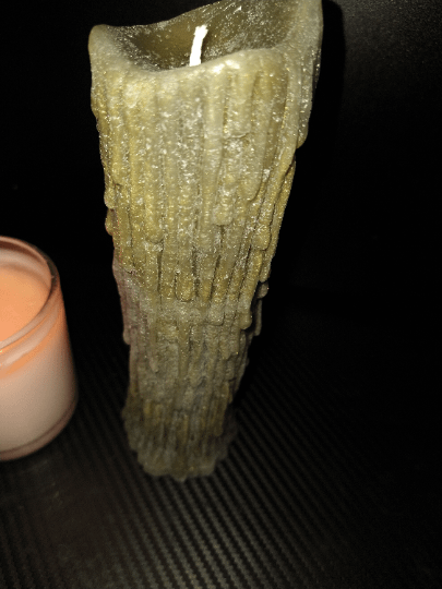 Nordic Style 3D Melt Look Pillar Candle Stick product image (1)