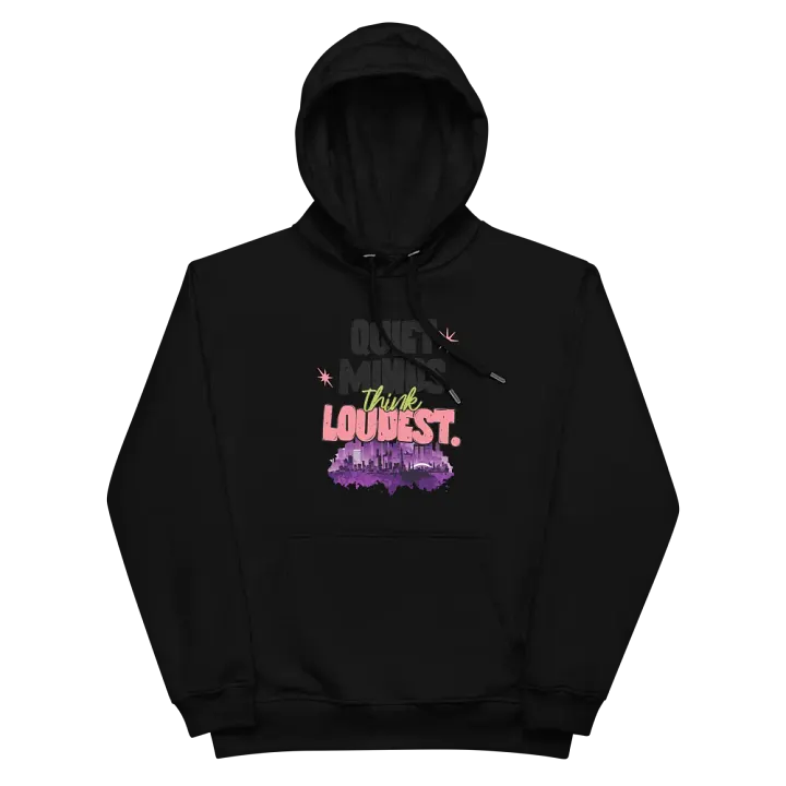 Quiet Minds Eco Hoodie product image (2)