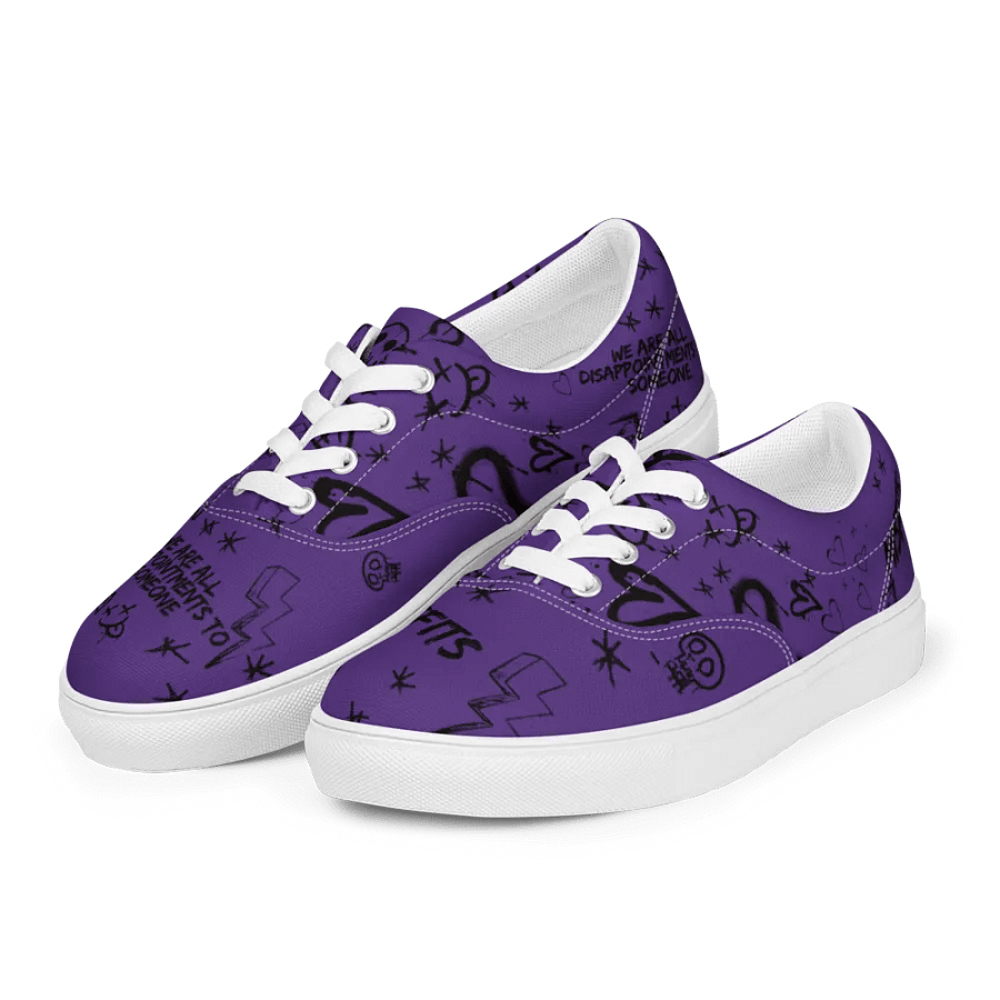 Misfits - Purple Women's Graphic Canvas Sneakers product image (1)