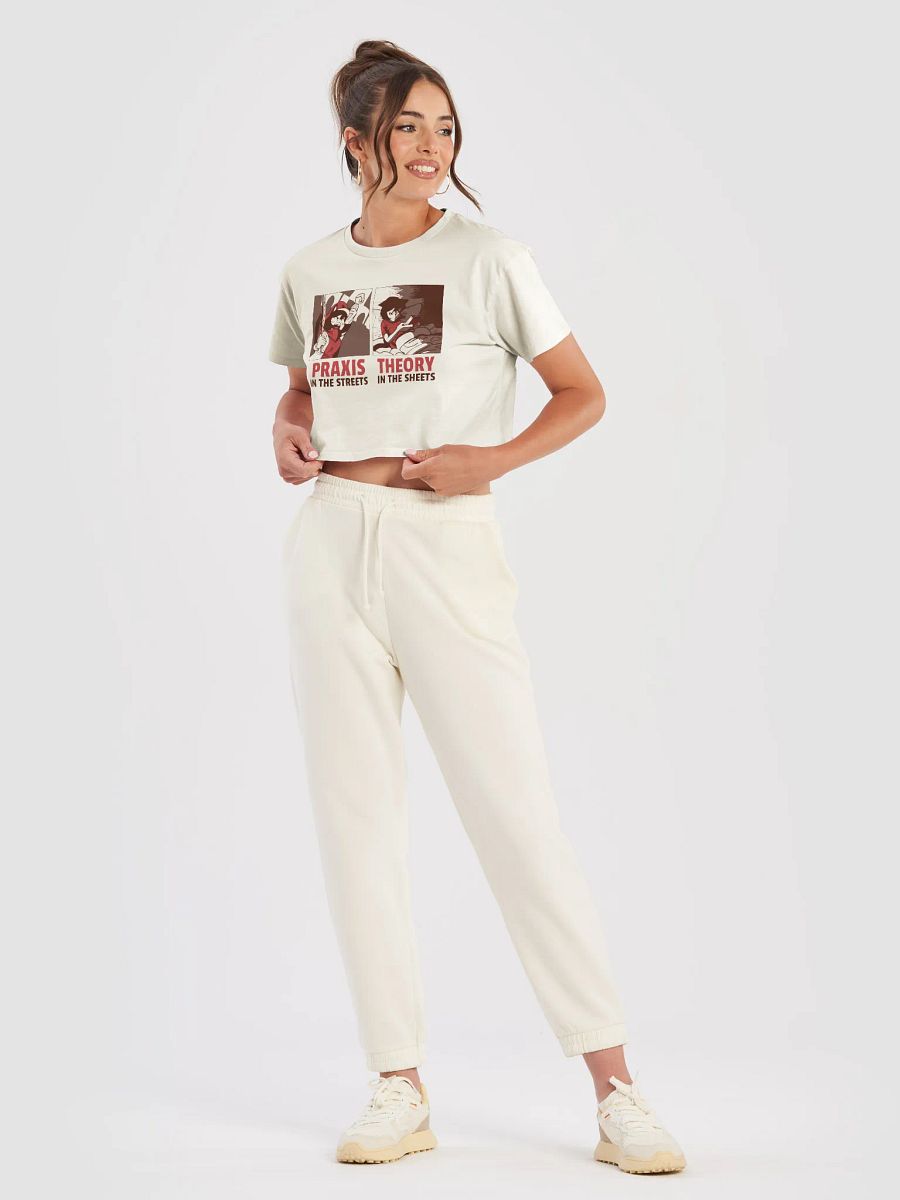 Alunya - “Praxis In The Streets, Theory In The Sheets” Crop-Top product image (5)