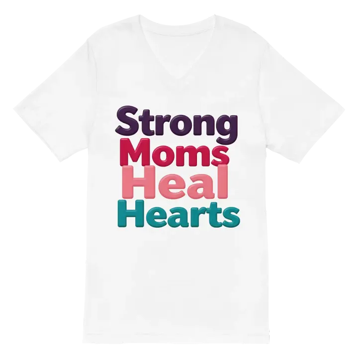 Empowerment of Motherhood V-Neck Tee product image (6)