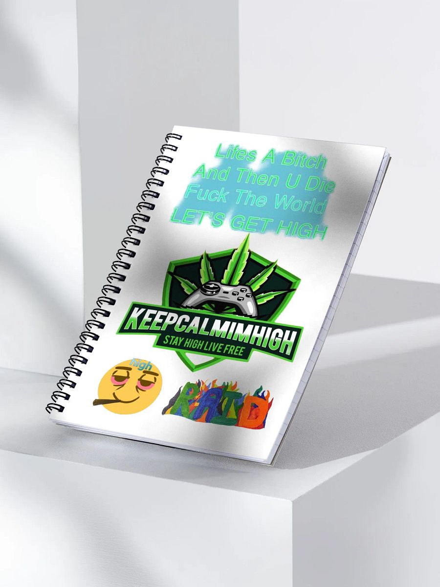 keepcalmimhigh note book product image (4)