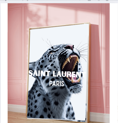 Gray Leopard Luxury Wall Art product image (3)