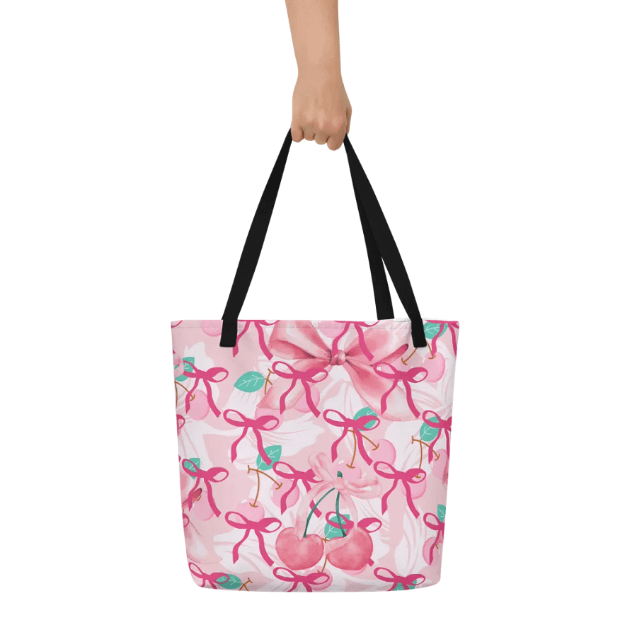 Whimsical Charm All-Over Tote Bag for feminine ladies and girls product image (7)