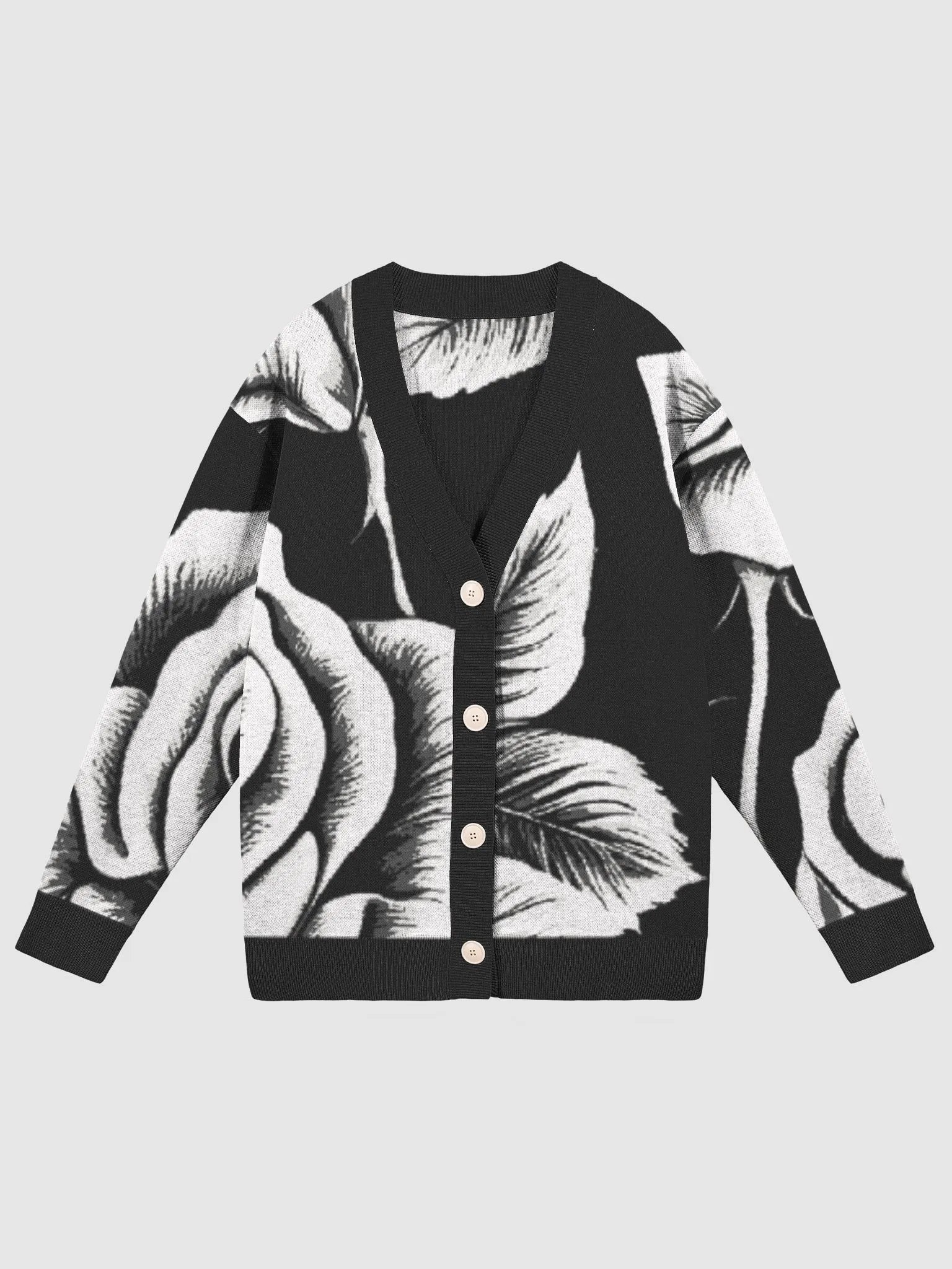 Blossom Noir Knitted Cardigan (Exclusive) product image (1)