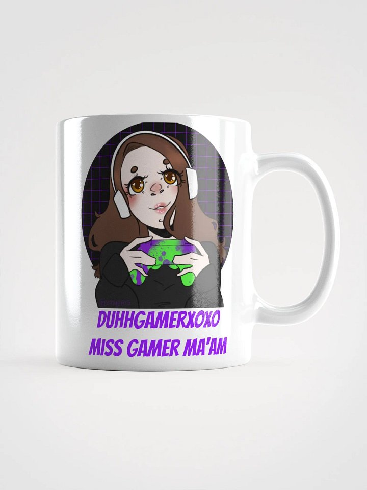 DuhhGamerXOXO/Miss Gamer Ma'am Mug - Purple Text product image (1)