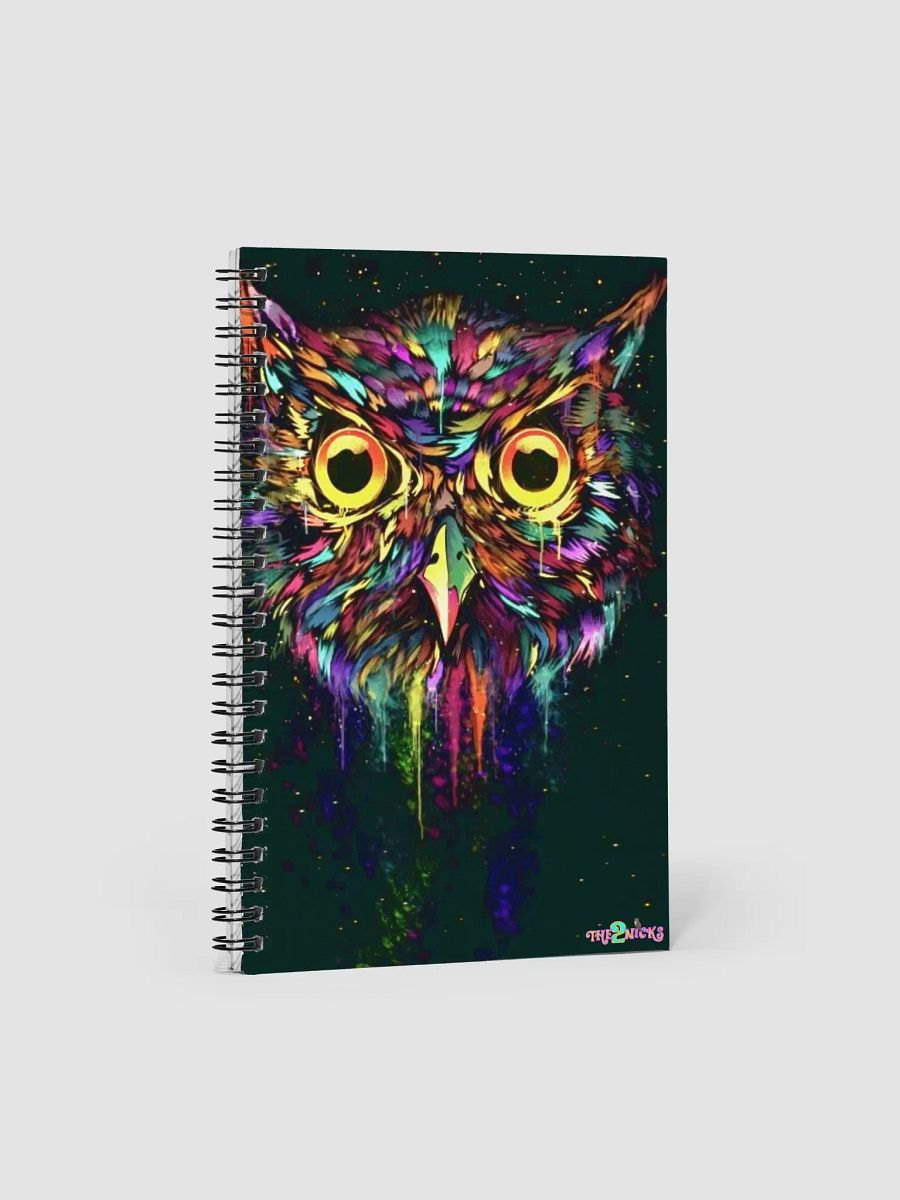 Drippy Owl Notebook product image (1)