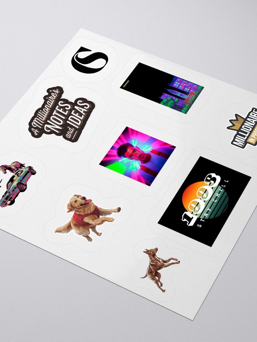 Whimsical Kiss Cut Stickers Set product image (12)