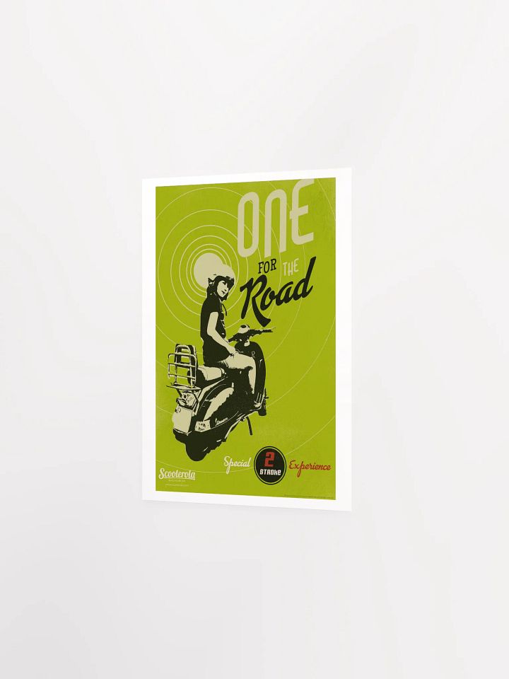 One For the Road Vintage Scooterola Poster product image (4)
