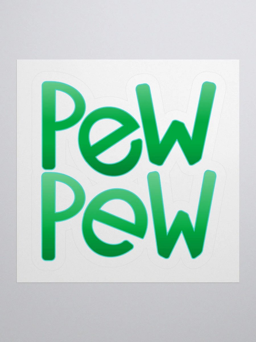 Pew Pew Sticker product image (2)