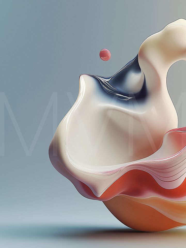 Abstract 3D Art Sculpture Series #1 product image (2)