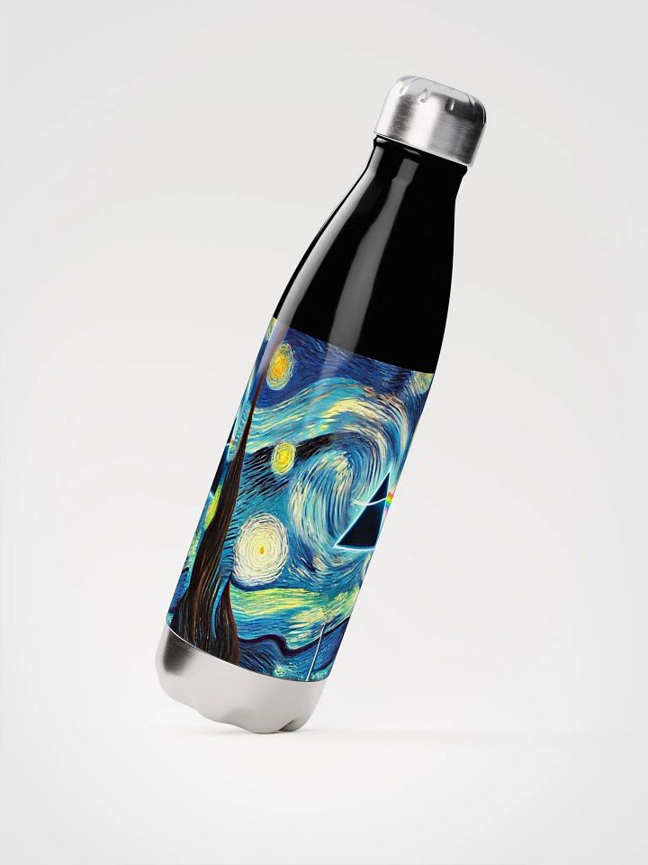 💧 Pink Floyd – Dark Side of the Moon Van Gogh-Inspired Stainless Steel Water Bottle product image (4)