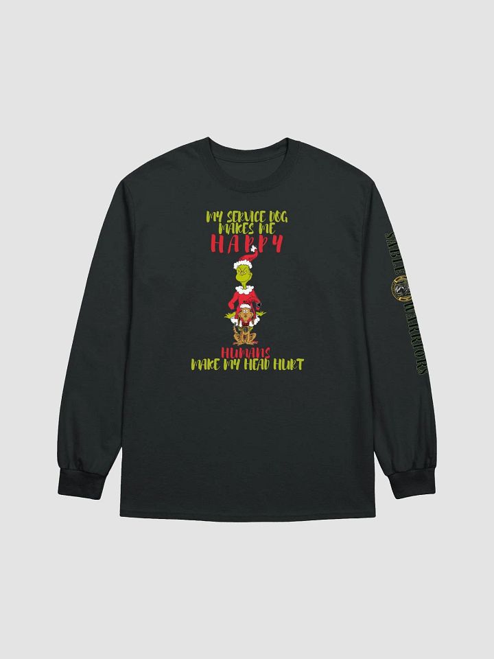 Sable Warriors Holiday Service Dog Long Sleeve: Helps Pair Veterans With A Service Dog product image (1)