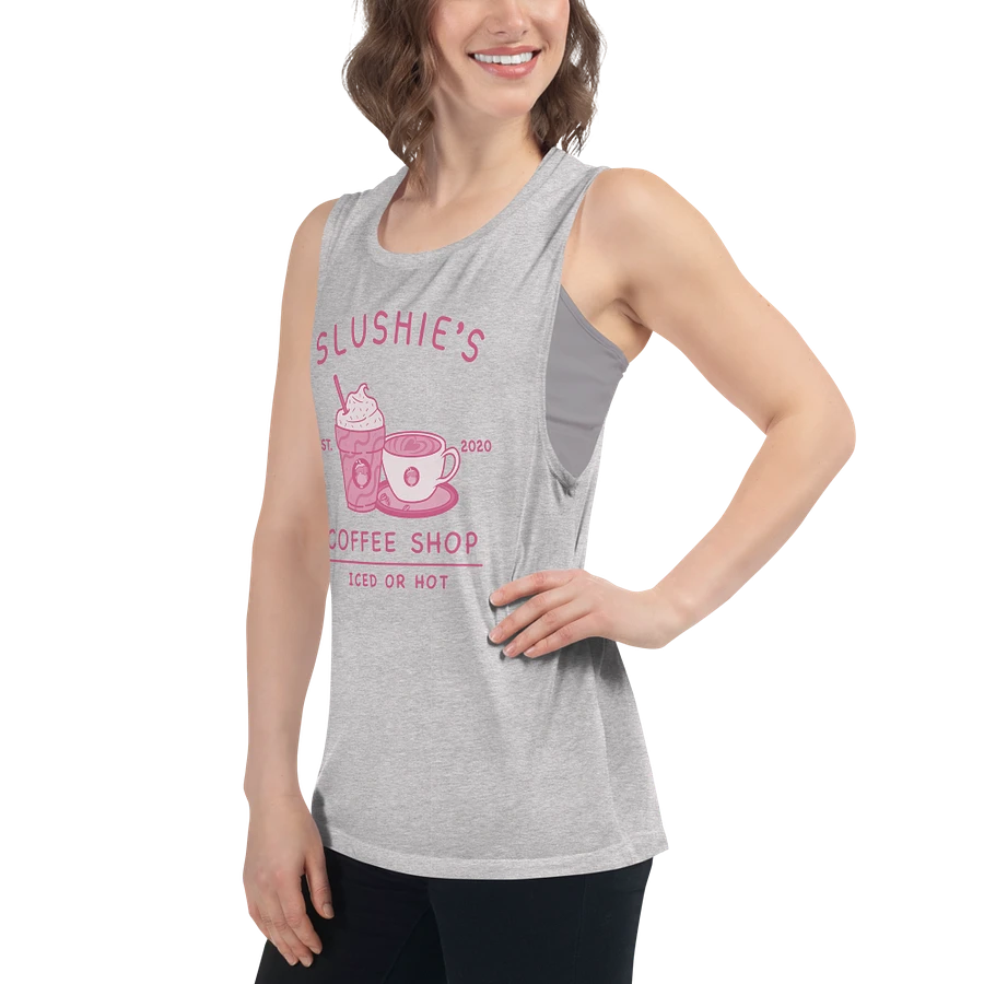 Slushie's Coffee Shop (Pink) | Women's Muscle Tank product image (6)