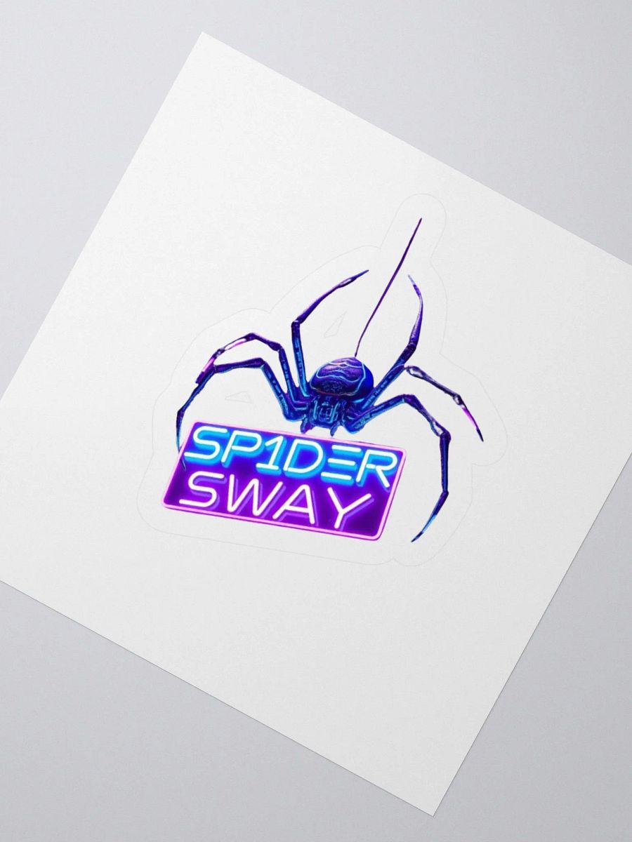 Neon Spider Kiss Cut Stickers product image (2)
