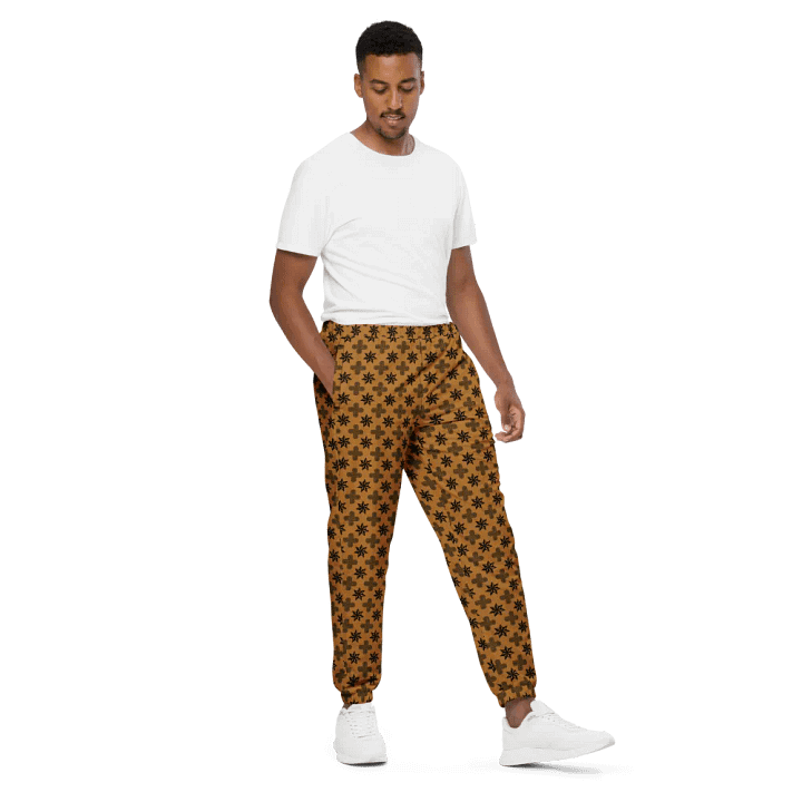 Dark Gold Pants with Black designs product image (1)