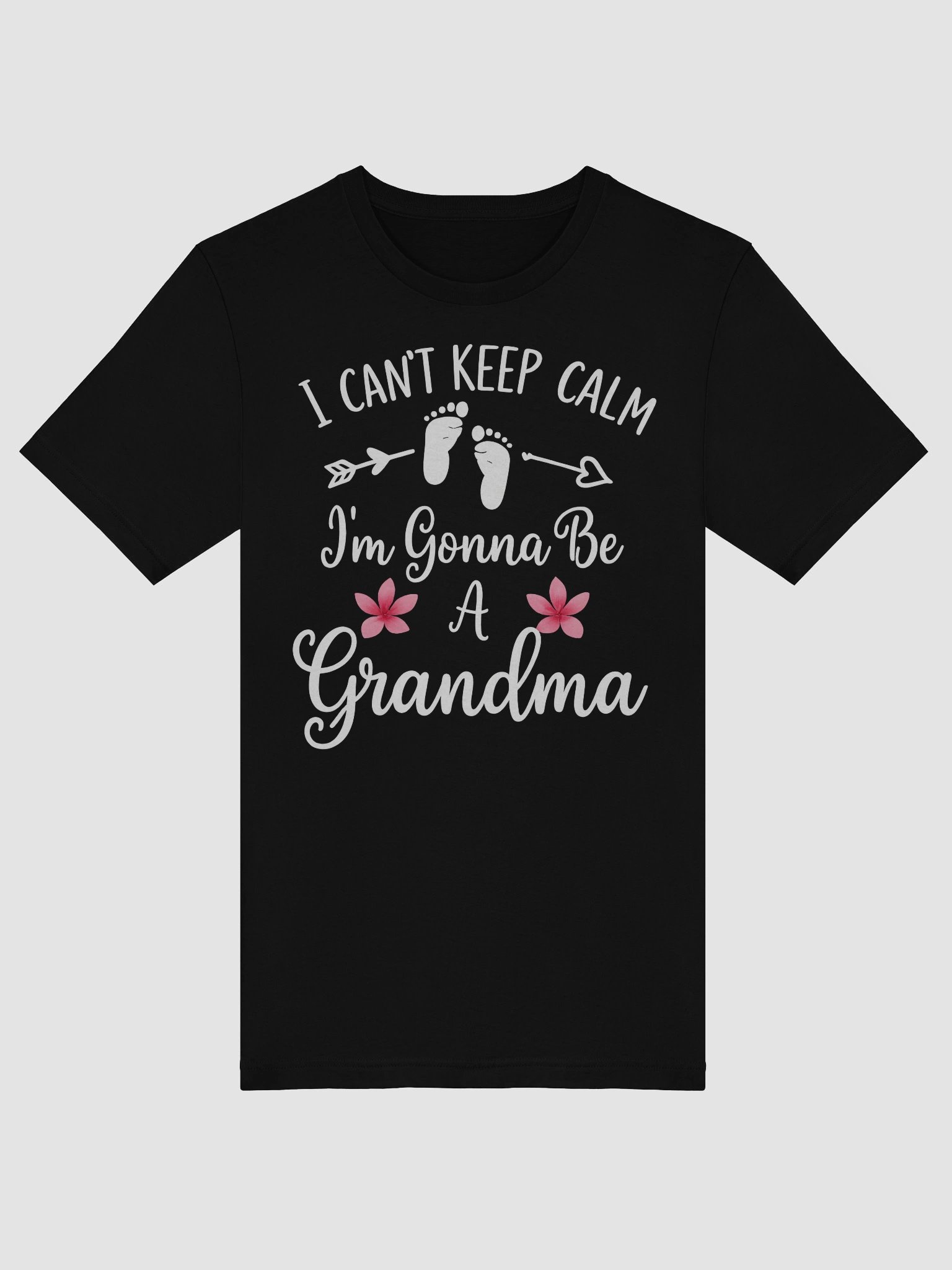 I Can’t Keep Calm I’m Gonna Be a Grandma – Cute Baby Announcement T-Shirt product image (5)