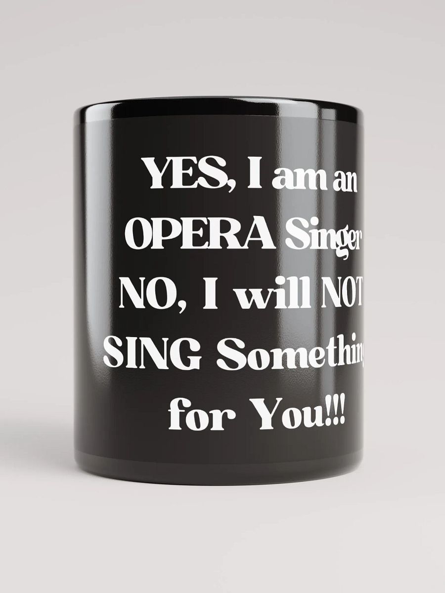 Black Glossy Mug - 
