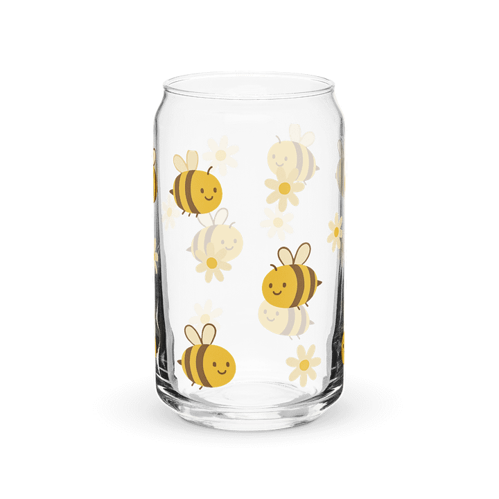 Buzzing Bee Can-Shaped Glass product image (2)