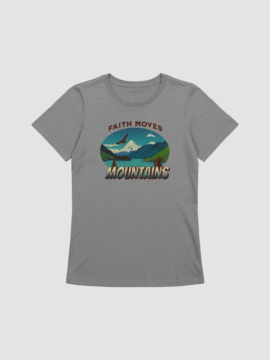 Faith Moves Mountains Super Soft Relax T-Shirt - Spiritual Comfort Wear product image (2)