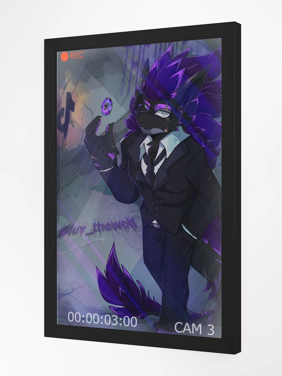 "The Wolf of TikTok" Nardoragon Exclusive Framed High-Quality Matte Poster Poster product image (2)