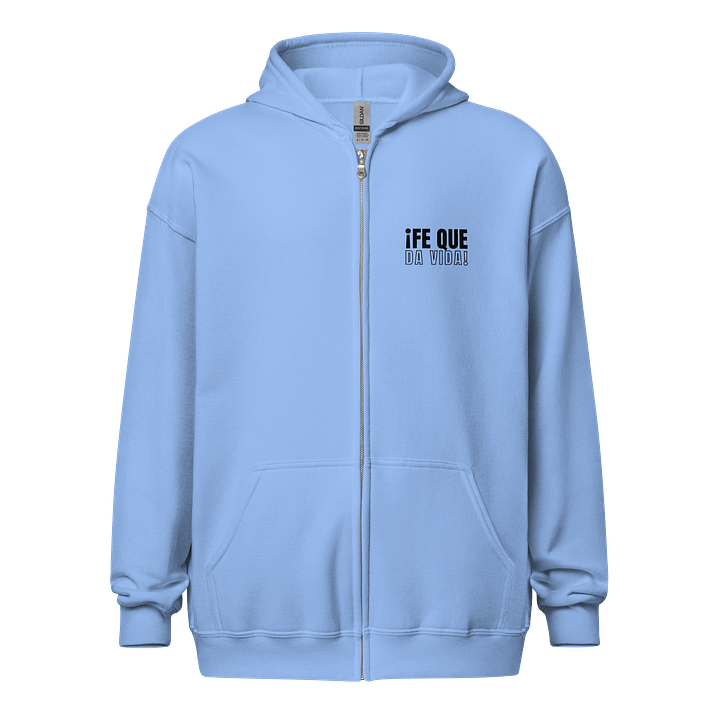 Sudadera unisex con capucha y cremallera | Colección Fe que da vida product image (1)