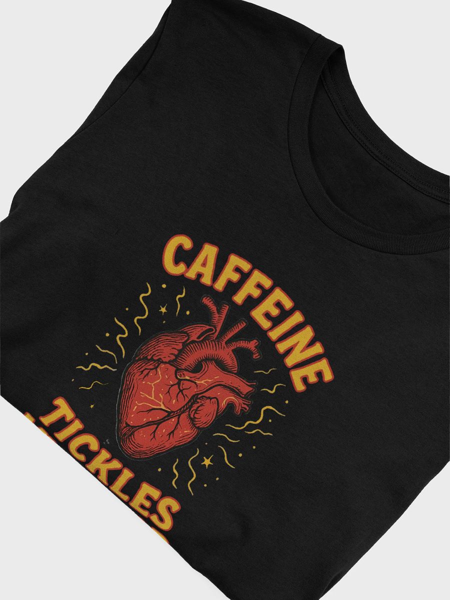 Caffeine Tickles My Blood (Anatomical Heart) Tee product image (5)