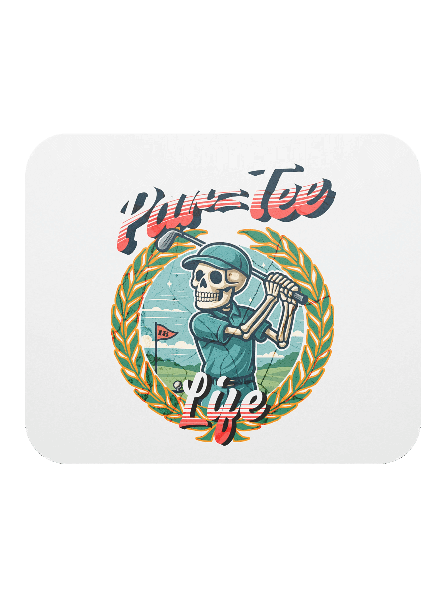 Par Tee Golfing Skeleton Golf Mouse Pad product image (1)