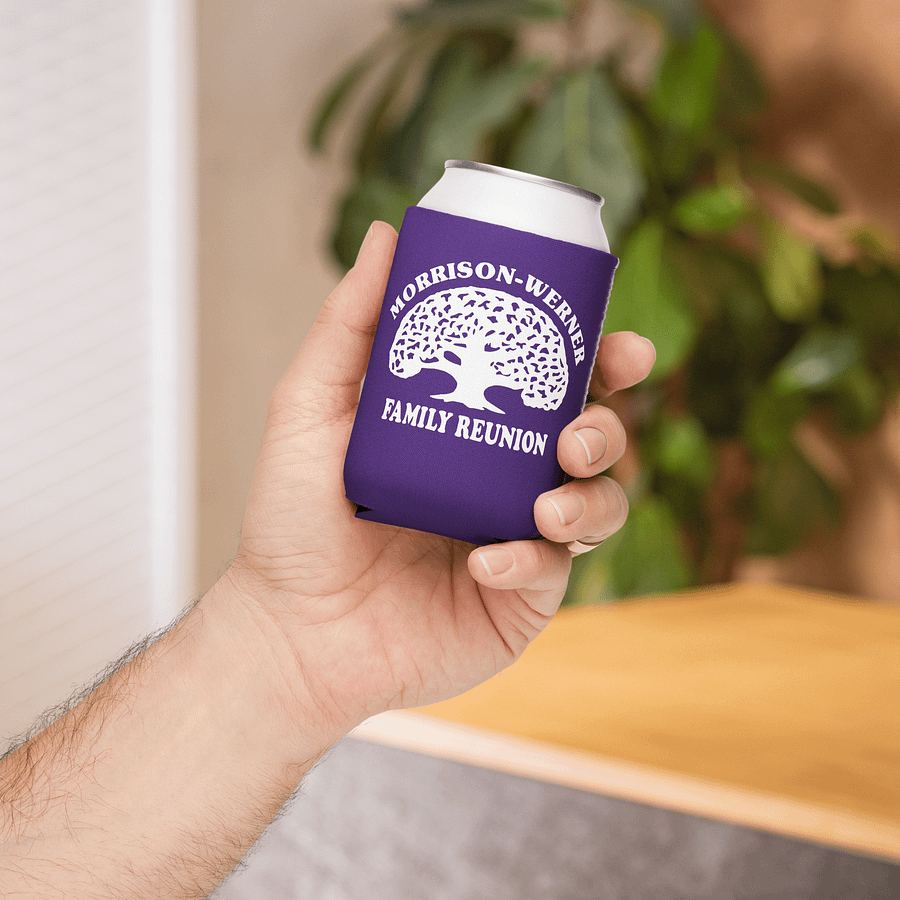 "Morrison-Werner Family Tree" Can Coozie (Purple) product image (4)