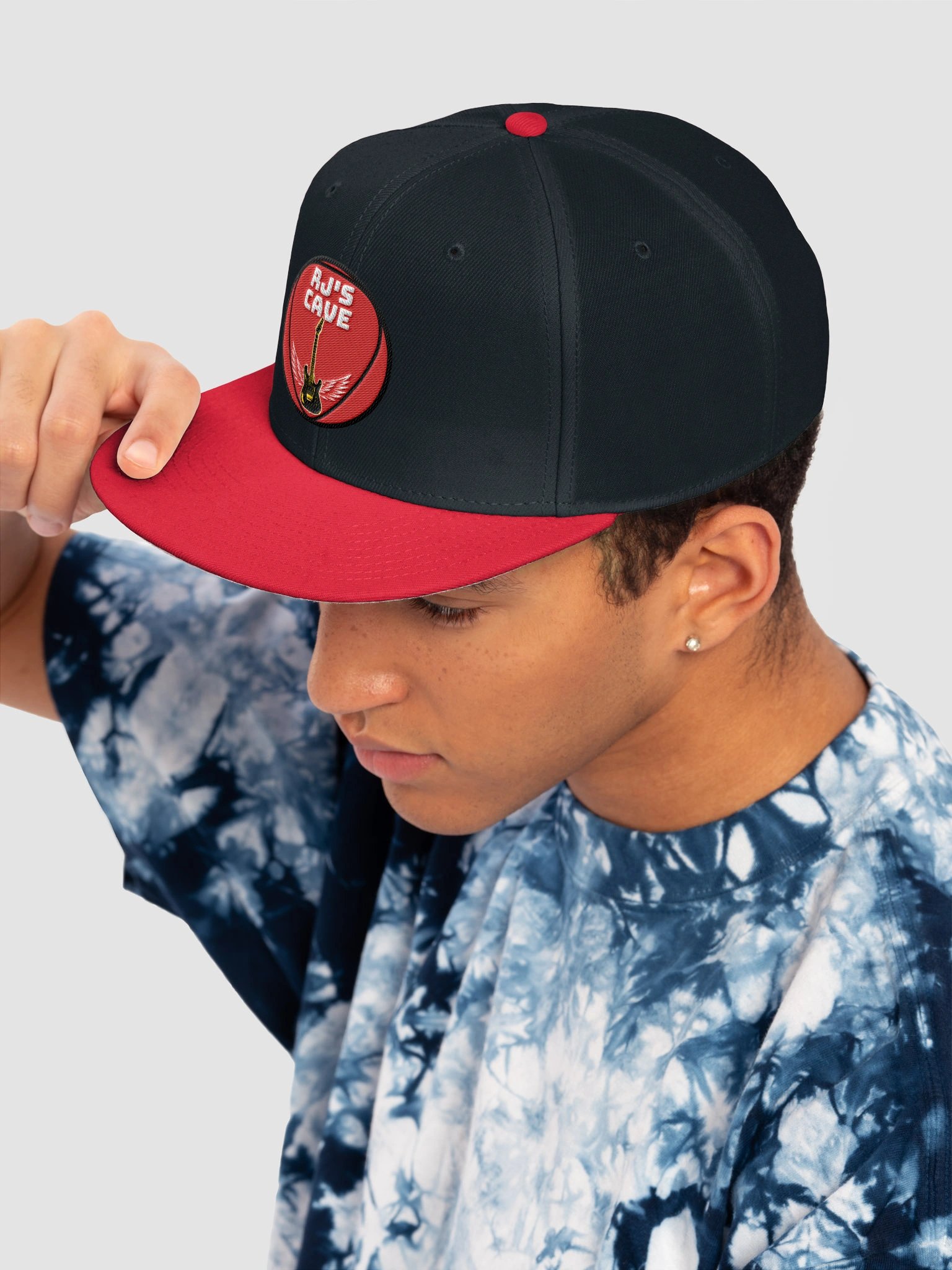 Rj's Cave Trucker Cap with Red Logo product image (15)