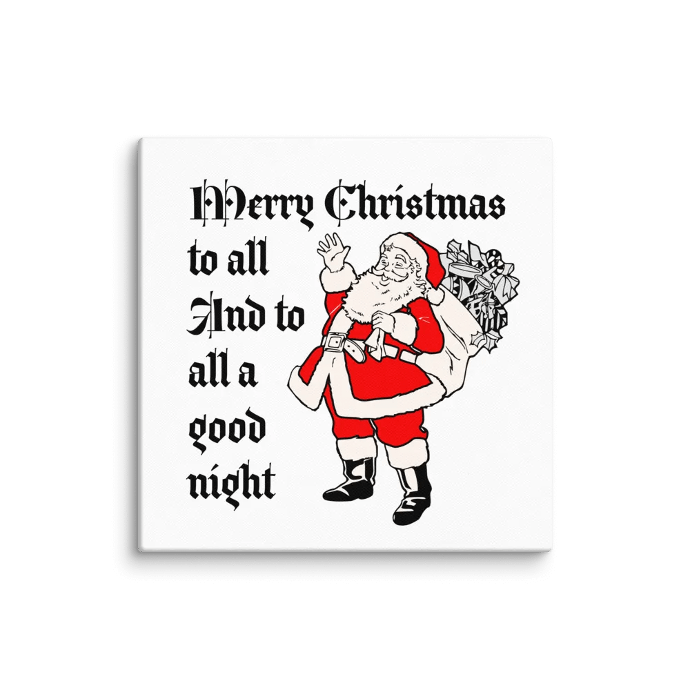 Vintage Santa Cheer: Merry Christmas Wall Art product image (1)