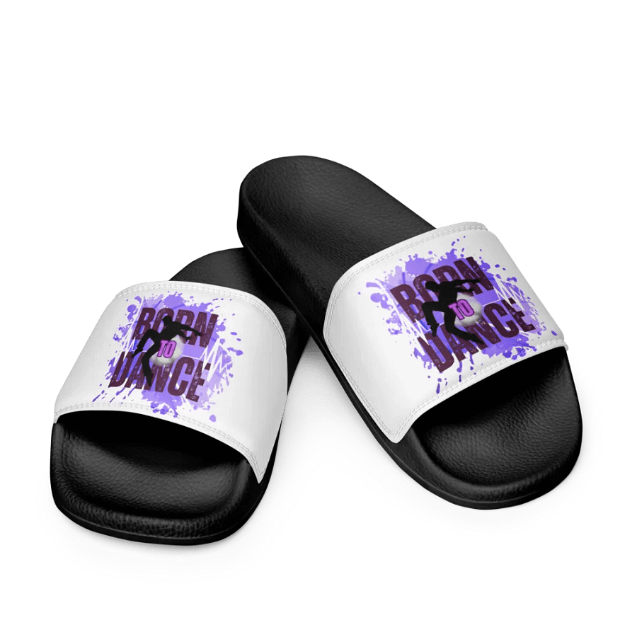Born to Dance His Silhouette Women's Slides product image (12)